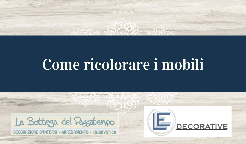 Come ricolorare i mobili