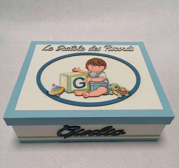 SCATOLA BIMBO CON GIOCATTOLI